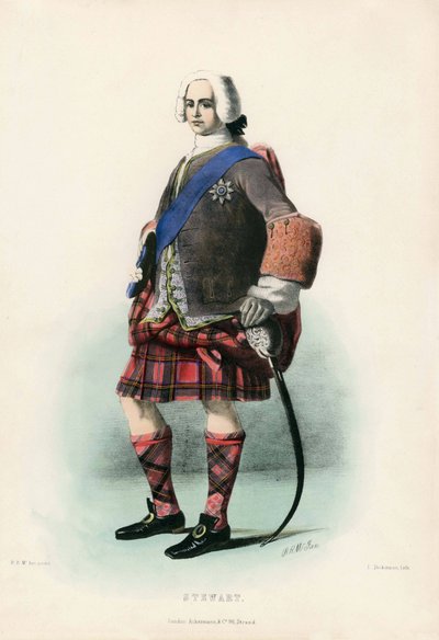 Stewart, from The Clans of the Scottish Highlands by Robert Ronald McIan